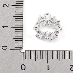 Pendentifs avec zircon cubiques à micro-pavés en laiton&nbsp;KK-K371-41A-P