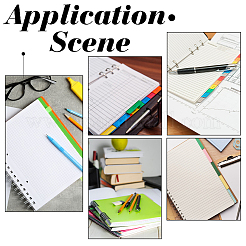 Trennblätter für Papierordner&nbsp;DIY-WH0888-883