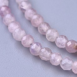 Natürlichen Rosenquarz Perlenketten&nbsp;NJEW-K114-B-A01