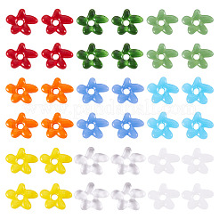 36pcs 9 Farben handgemachte Bunte Malerei-Perlen&nbsp;LAMP-TA0001-64