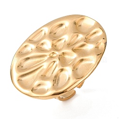 Anelli aperti con polsino in acciaio inossidabile 304 per donna&nbsp;RJEW-C162-01B-G