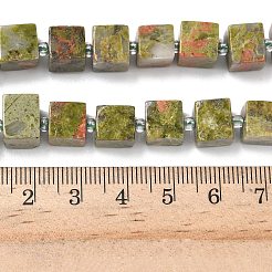 Natur Unakit Perlen Stränge&nbsp;G-D338-A14