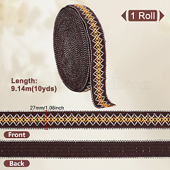 Ruban losange en polyester de 10 mètre pour la fabrication de bijoux&nbsp;OCOR-GA0002-12