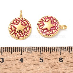Pendentifs en acier inoxydable 304 émaillés&nbsp;STAS-Q119-11G-03