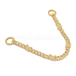 Chaînes de câble de sac de papillon d'alliage&nbsp;FIND-WH0095-06