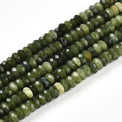 Natürliche kanadische Jade Perlen Stränge&nbsp;G-T141-42