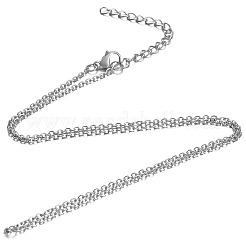 Halsketten mit Anhänger aus 304 Edelstahl&nbsp;NJEW-H430-06P