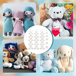 60 Satz 6 Arten von Kunststoff-Puppengelenken&nbsp;DOLL-GO0001-05
