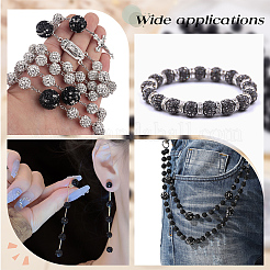 DIY-Sets zur Herstellung von Unterlegscheibe-Armbändern aus Harz-Strassperlen&nbsp;DIY-ME0001-20
