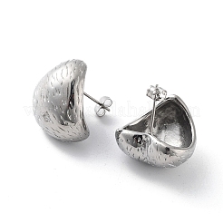 Anlaufgeschützte Ohrstecker aus 304 Edelstahl für Damen&nbsp;EJEW-D095-02P