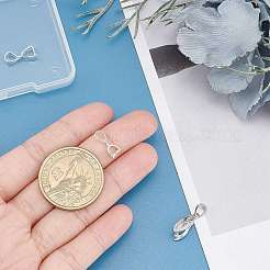 3 Stück 3 Stil 925 Sterling Silber Anhänger Ösen&nbsp;STER-SC0001-16