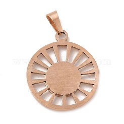 Ionenplattierung (IP) 304 Edelstahlanhänger&nbsp;STAS-E184-10RG