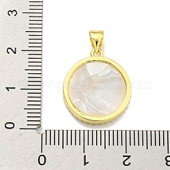 Pendentifs en laiton zircon cubique transparent&nbsp;KK-K354-04G-02