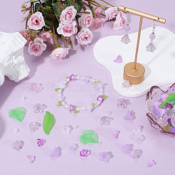 Kits de accessoires de fleurs en feuilles à faire soi-même&nbsp;DIY-PA0001-64B