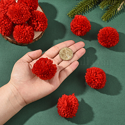 24 Stück weicher Woll-Pompomball&nbsp;DIY-SC0031-31C-01