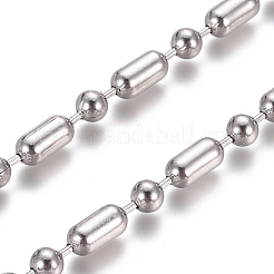 Chaînes à billes en acier inoxydable 304 anti-ternissement&nbsp;CHS-L024-025H