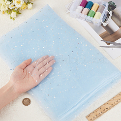 Tissu organza polyester à paillettes 1 m&nbsp;DIY-CY0003-41C