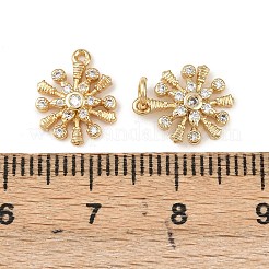 Weihnachten Messing Micro Pave Zirkonia Charms&nbsp;KK-L255-18G-05