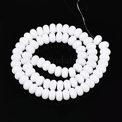 Undurchsichtige sprühlackierte Glasperlen&nbsp;LS-GLAA-ZX008-8mm-18G