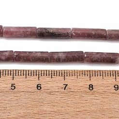 Natürliche Lepidolith / lila Glimmer Steinperlen Stränge&nbsp;G-F247-45A