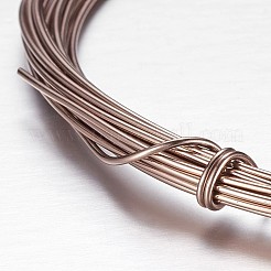 Fil d'artisanat rond en aluminium&nbsp;AW-D009-1.5mm-10m-15
