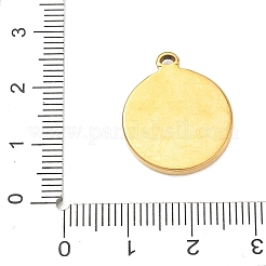 Pendentifs en acier inoxydable 304 émaillés&nbsp;SA-CBA8A4A-04A-G