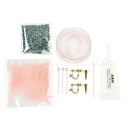 Kits zum Herstellen von Zweig-Ohrringen aus Miyuki-Saatperlen-Perlen&nbsp;DIY-H165-03C
