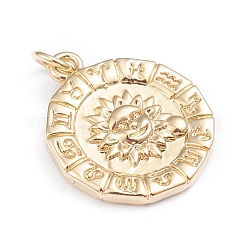 Messing Anhänger & Charms&nbsp;LS-ZIRC-I042-04G