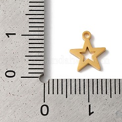 Ciondoli in acciaio inossidabile 304 con placcatura sotto vuoto pvd&nbsp;STAS-L081-030G