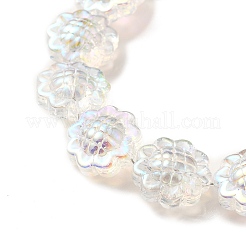 Trasparenti perle di vetro placca fili&nbsp;GLAA-G098-04B
