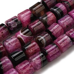 Chapelets de perles d'agate naturelle&nbsp;G-F820-P01-01G