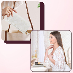 Reise-Schmuckrollen aus Kunstleder mit Glitzerpuder für Ohrringe&nbsp;ABAG-WH20005-74B