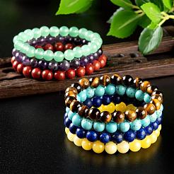 7 pièces 7 bijoux de chakra de style&nbsp;BJEW-LS0001-05