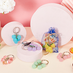 Porte-clés pendentif en résine de pêche&nbsp;KEYC-AB00043