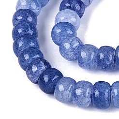 Colliers de perles de verre teintées à effet ombré&nbsp;X-GLAA-Q106-05A-A16