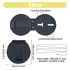 Porte-badge en simili cuir&nbsp;AJEW-WH0009-93B