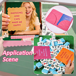 1 custodia per segnapunti mahjong in similpelle PU&nbsp;AJEW-GL0003-41