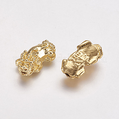 Feng Shui echte 24 Karat vergoldete Legierungsperlen&nbsp;PALLOY-L205-04G