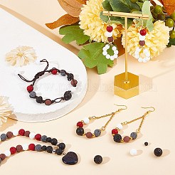 Synthetic Lava Rock Beads Strands&nbsp;G-S247-8mm-08-1