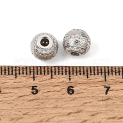 925 micro pavé de perles de zircone cubiques transparentes en argent sterling&nbsp;SE-CBAF1B2-14P