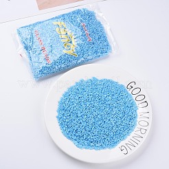 Perles de verre bugle couleurs opaques&nbsp;SEED-N005-001-B05