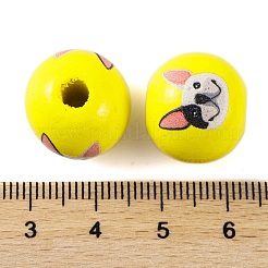 Bois perles européennes&nbsp;WOOD-G021-01C