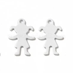 Pendenti in acciaio inox 201 verniciati a spruzzo&nbsp;LS-STAS-I672-16A