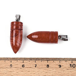 Ciondoli diaspro rosso naturale&nbsp;G-N349-16P-05