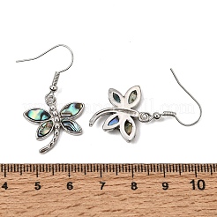 Boucles d'oreilles pendantes en laiton plaqué en rack pour femmes&nbsp;KK-CBA69D1-01P-01