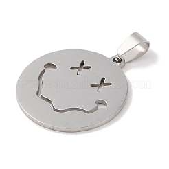 Pendentifs en acier inoxydable 201 anti-ternissement&nbsp;STAS-A094-12P