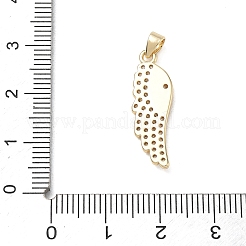 Messing micro pave klare zirkonia anhänger&nbsp;CU-CBAFF5B-16G