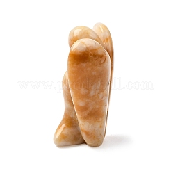 Statuetta di angelo in giada e topazio naturale&nbsp;DJEW-N006-01A-08