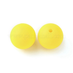 Perle focali in silicone ecologico per uso alimentare&nbsp;LS-SIL-WH0013-01G