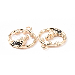 Pendente smaltati in lega&nbsp;ENAM-G213-12KCG